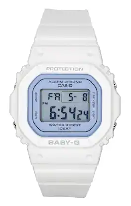 Casio - Baby-G Resin Strap Digital Quartz BGD-565SC-2B 100M Women's Watch - Blue