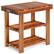 Front. Costway - 3-Tier Wood Shoe Rack 19' Shoe Bench Freestanding Boots Organizer Heavy-duty - Teak.