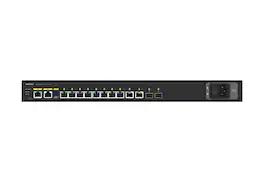 NETGEAR - GSM4212P Managed L2/L3 Gigabit Ethernet (10/100/1000) Power over Ethernet (PoE) 1U Black