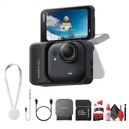 Insta360 - GO Ultra Standard Bundle Midnight Black