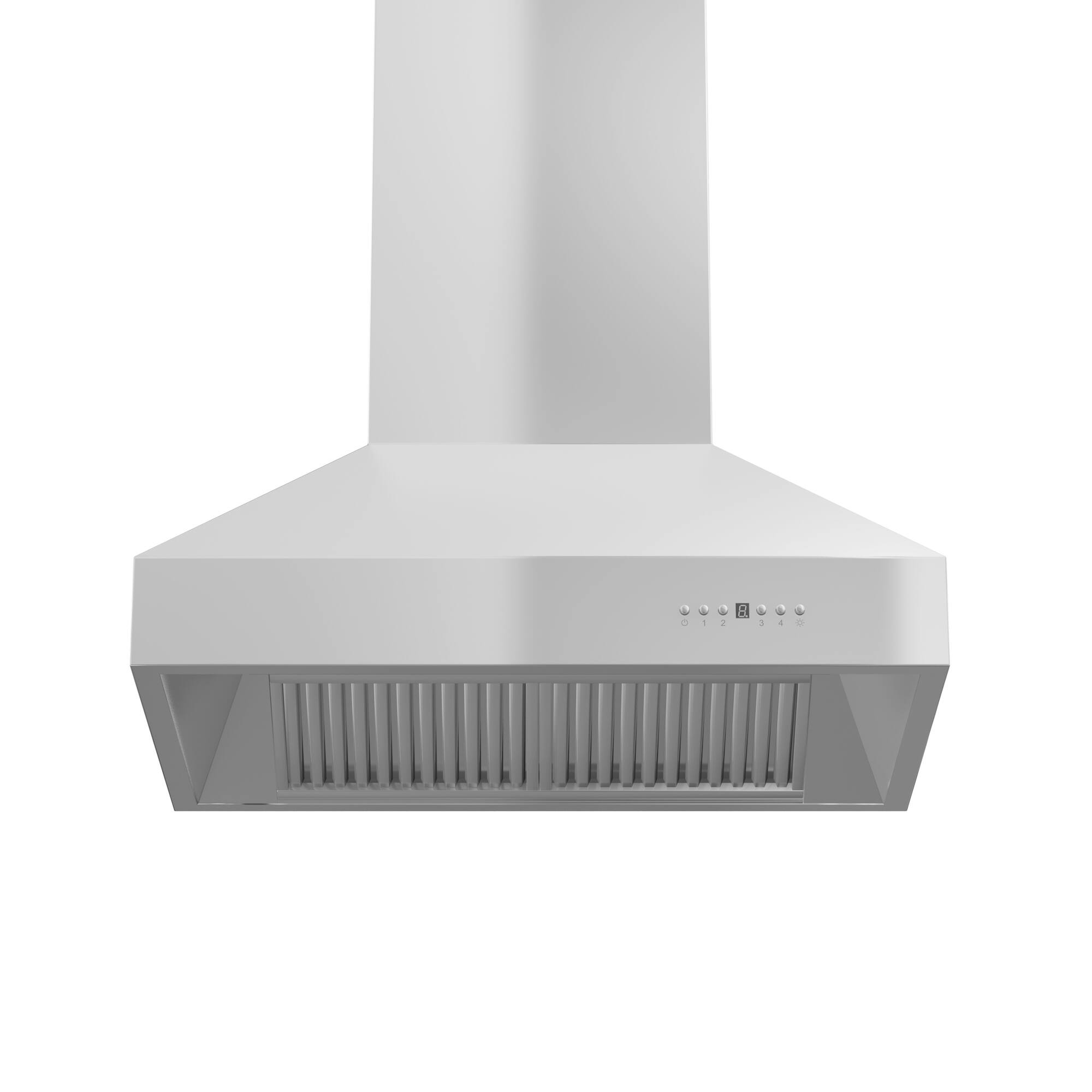 Alt View 1. ZLINE - ZLINE 48 in. Ducted Island Mount Range Hood in Outdoor Approved Stainless Steel (697i-304-48) - Stainless Steel.