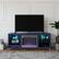 Angle. Ameriwood Home - Lumina Deluxe Fireplace TV Stand (70") - Navy.