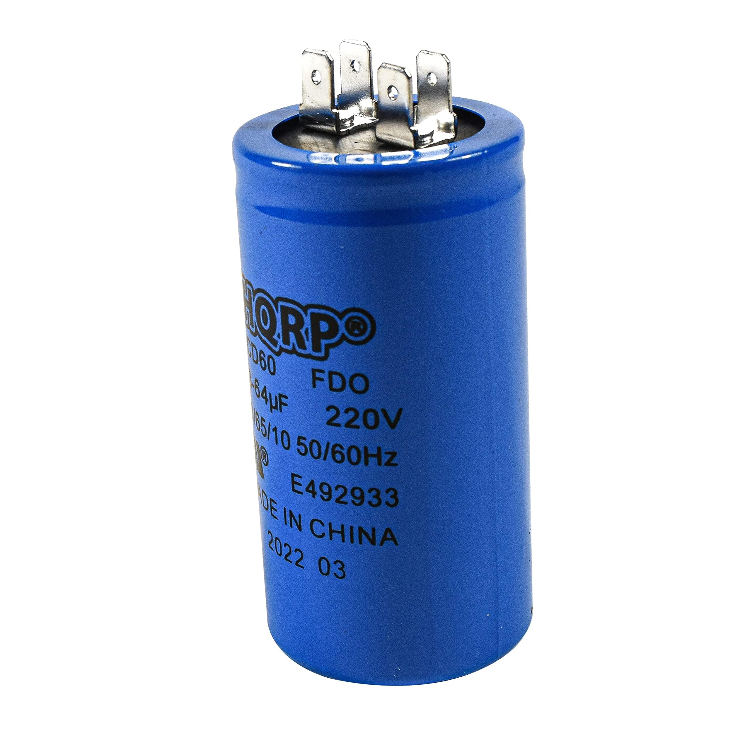 QRP D60 FDO 84uF 220V 85/10 50/60Hz 9 0 DE E492933 IN CHINA 2022 03