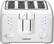 Front Standard. Cuisinart - 4-Slice Wide Slot Toaster - White.