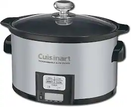 Cuisinart - 3.5-Quart Slow Cooker - Brushed Stainless Steel