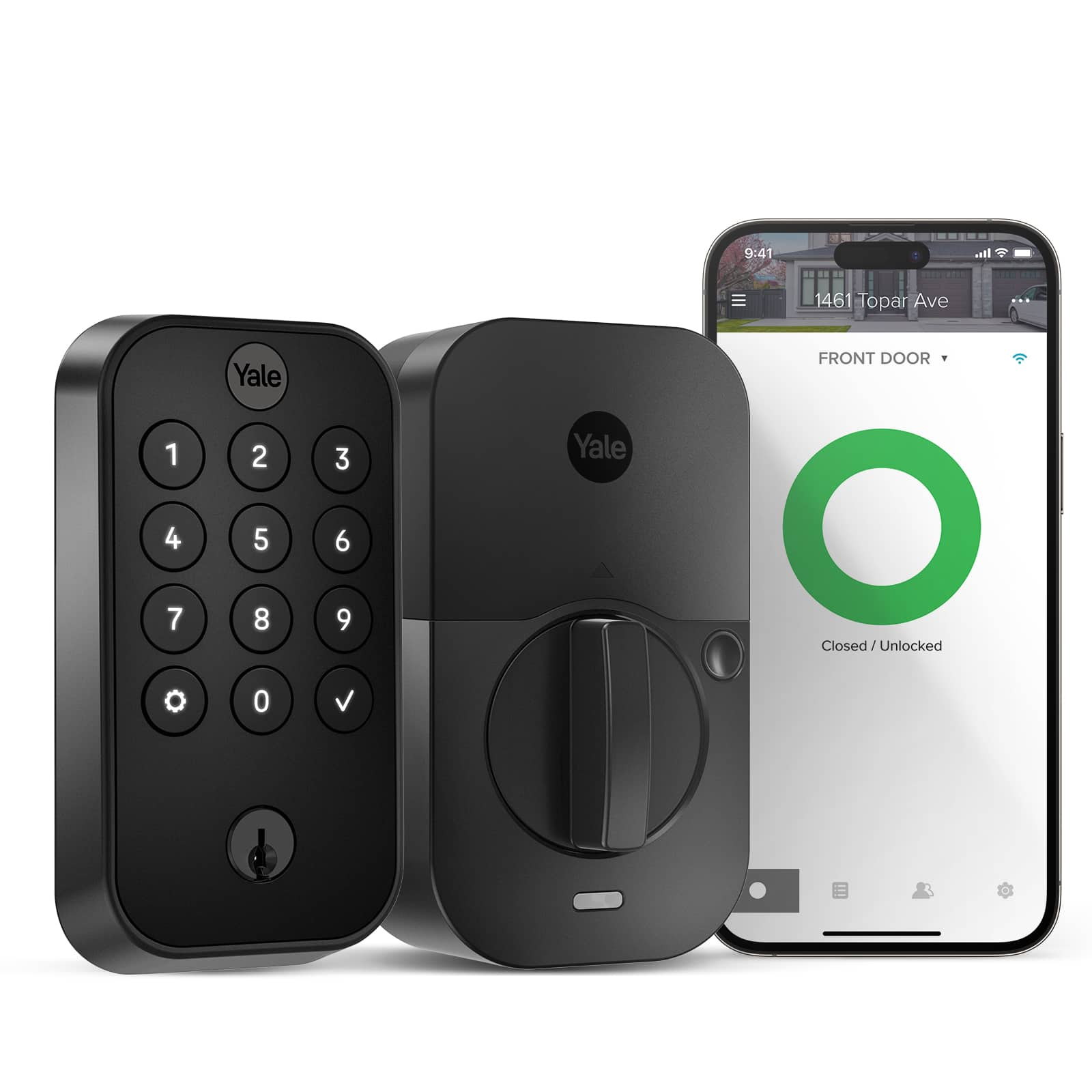 Yale – Assure Lock 2 Smart Lock W-Fi Deadbolt with App/Keypad/Key Access – Black Suede Sansujyuku sansujyuku.com