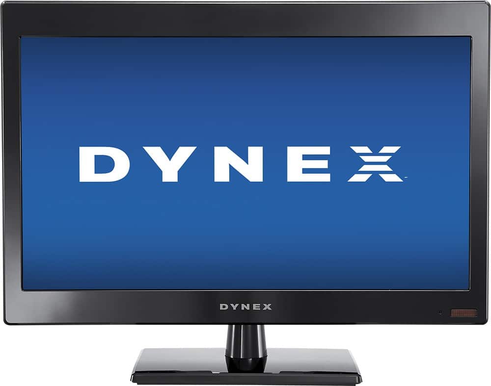 Front. Dynex™ - 16" Class (15.6" Diag.) - LED - 720p - HDTV - Black.