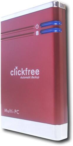 Angle Standard. Clickfree - 250GB External USB 2.0 Portable Hard Drive.
