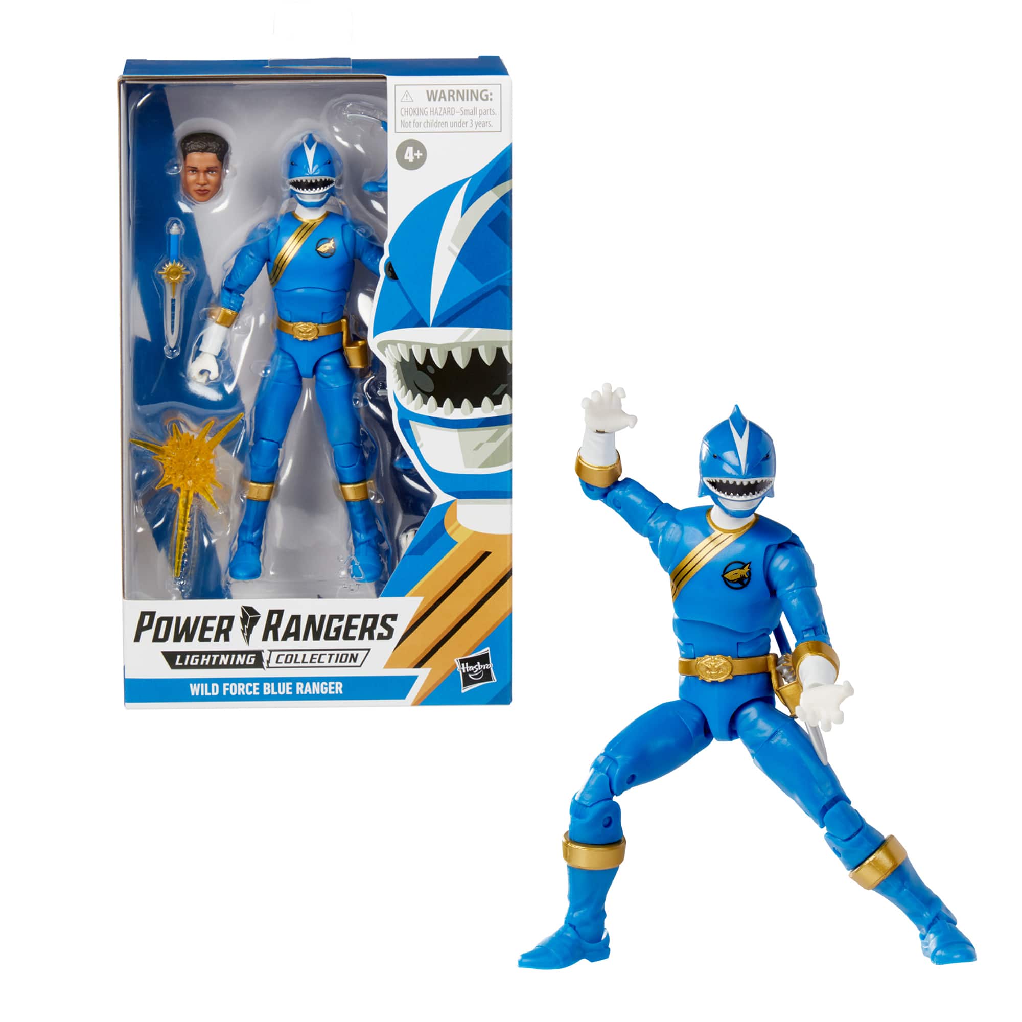 Power Rangers - Lightning Collection Wild Force Blue Ranger F4507 - buy ...