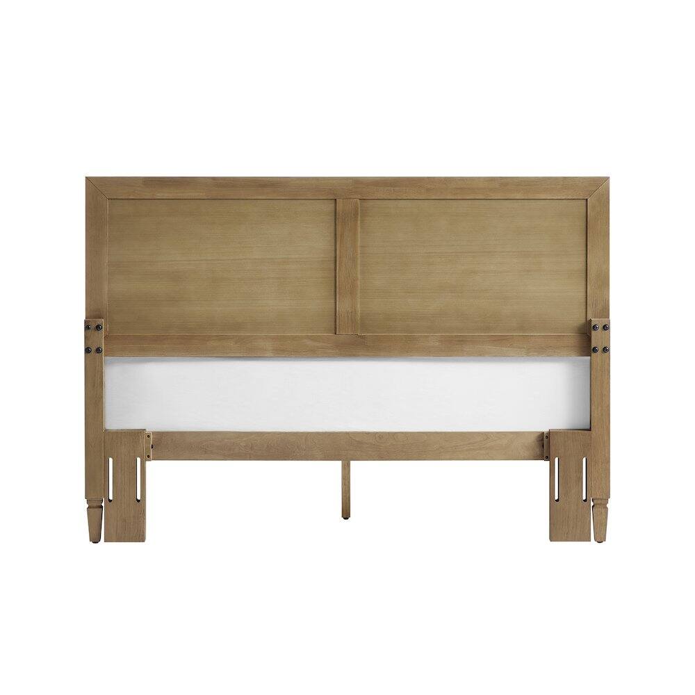 Left. Crosley Furniture - Katia Queen Bed Driftwood - Headboard - Driftwood.