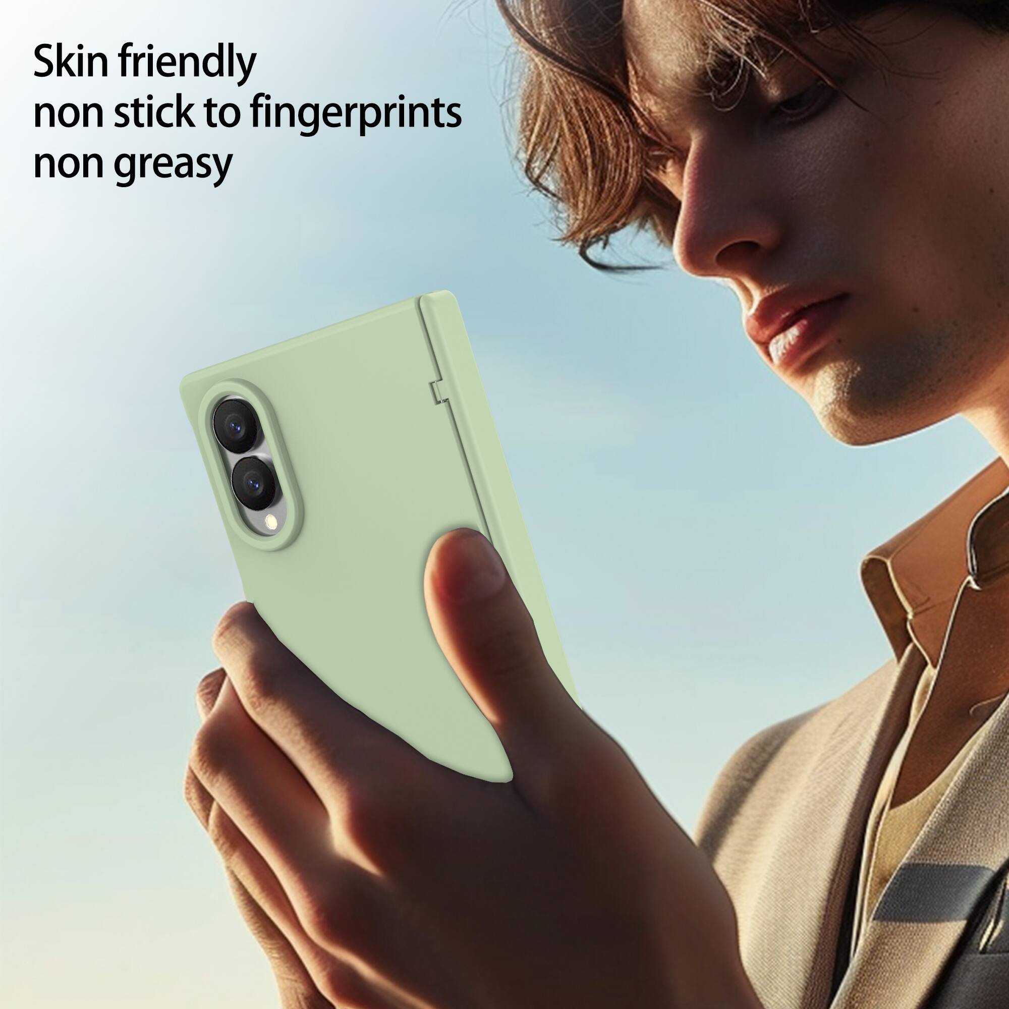 Skin friendly non stick to fingerprints non greasy