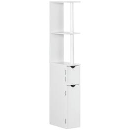 Kadyn - Bathroom Storage Cabinet, Narrow Storage Unit, Floor Cabinet for Bathroom, Living Room, Entryway - White