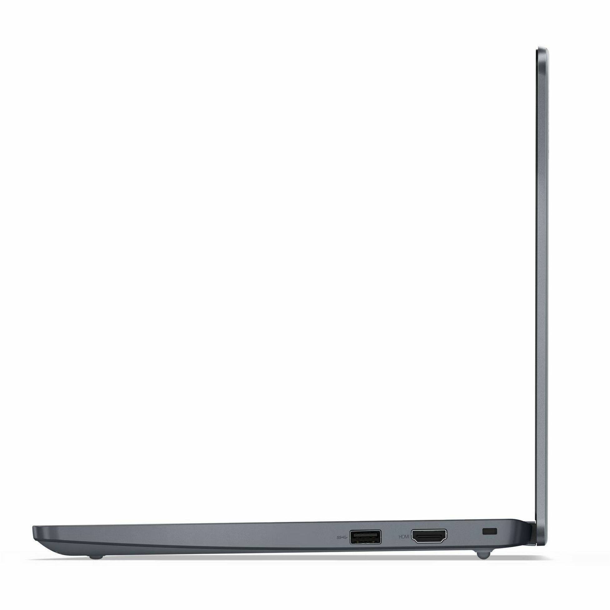 Alt View 7. Lenovo - Lenovo 14" FHD Chromebook N100 8GB RAM 64GB eMMC Storm Gray - Intel N-Series N100 - In-plane Switching (IPS) Technology - Storm Gray.