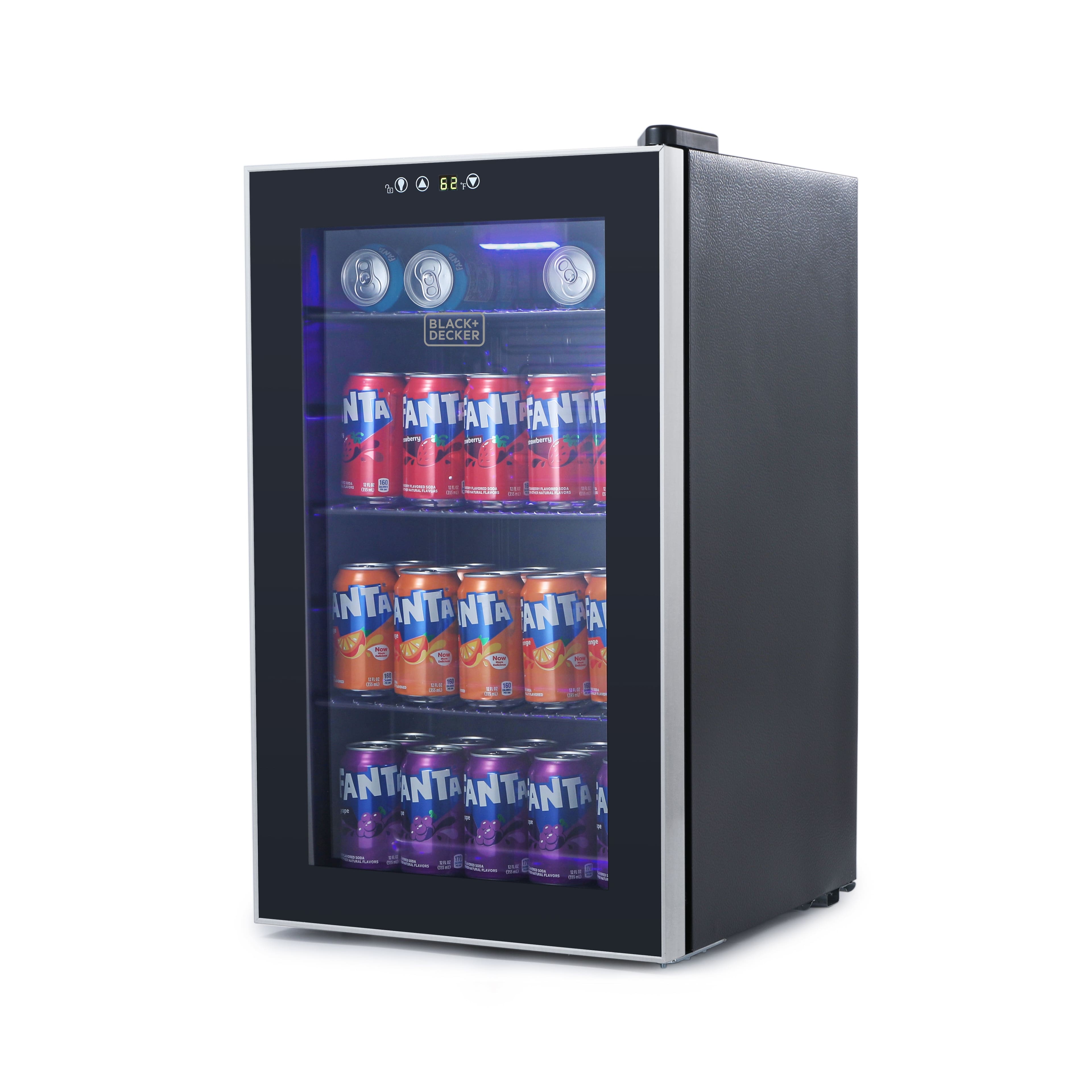 Black+Decker - 2.4 Cu. Ft. Beverage Cooler - Black