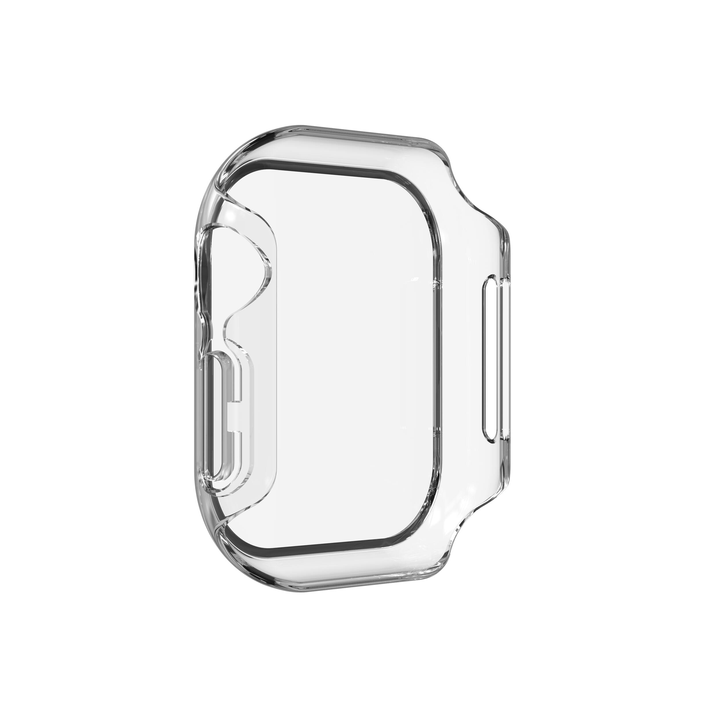 Alt View 20. ZAGG - InvisibleShield Glass Elite 360 Integrated Bumper + Screen Protection for Apple Watch Series 11/10 Small - Clear.