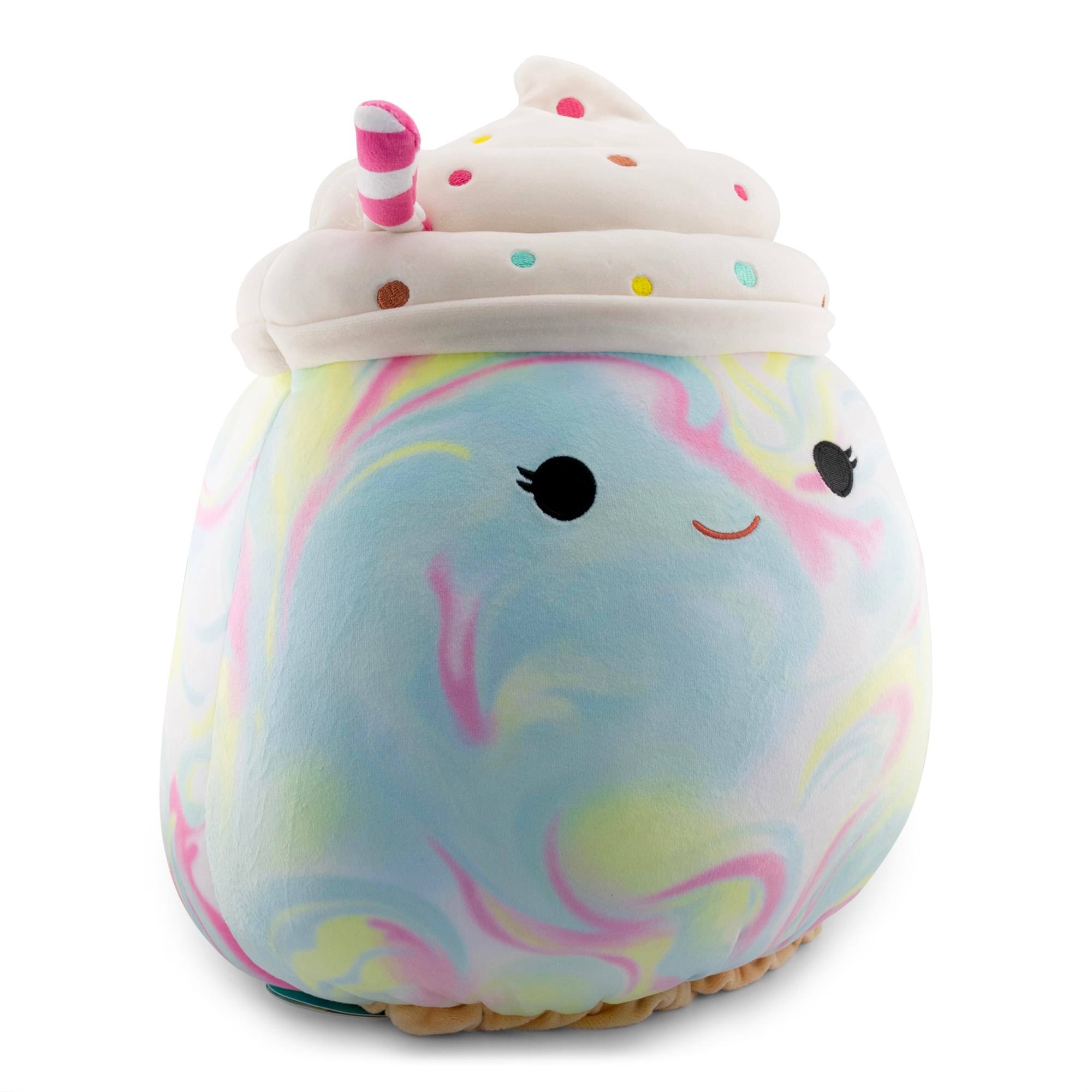 Alt View 10. Kellytoy - Squishmallows Flip-A-Mallow 12 Inch Plush | Kelen Milkshake & Rease Cinnamon Roll - Multi-Color.