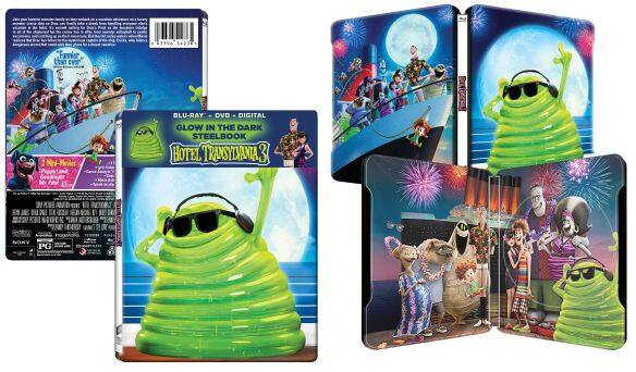 Front. Steelbook Hotel Transylvania 3 (Blu-ray / DVD + Digital).