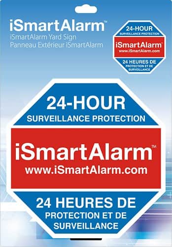 Front Standard. iSmartAlarm - Yard Sign.