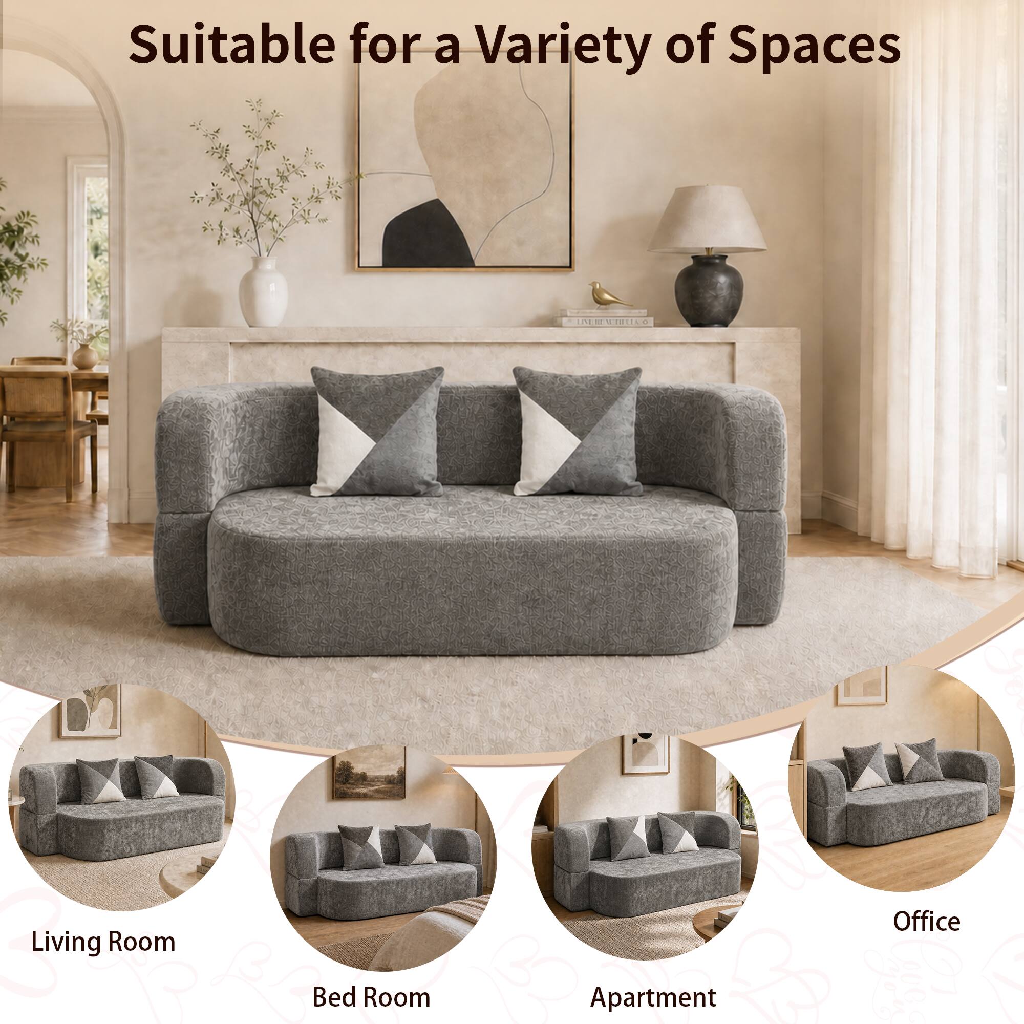 Suitable for a Variety of Spaces

- Living Room
- Office
- Bed Room
- Apartment