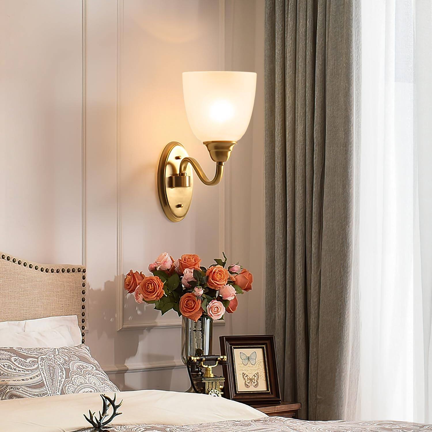 Alt View 3. Earthley Blooms - Pack Frosted Glass Shade Replacements Ceiling Fan Light Covers Globes Lampshades For Chandelier high diamet - White Frosted Glass Shade 5 Count (Pack of 1).