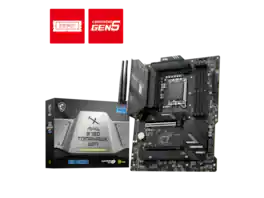 MSI - MAG B760 TOMAHAWK WIFI LGA 1700 ATX Motherboard (PCIe 5.0, DDR5, 3x M.2, WiFi 6, 2.5Gb LAN)