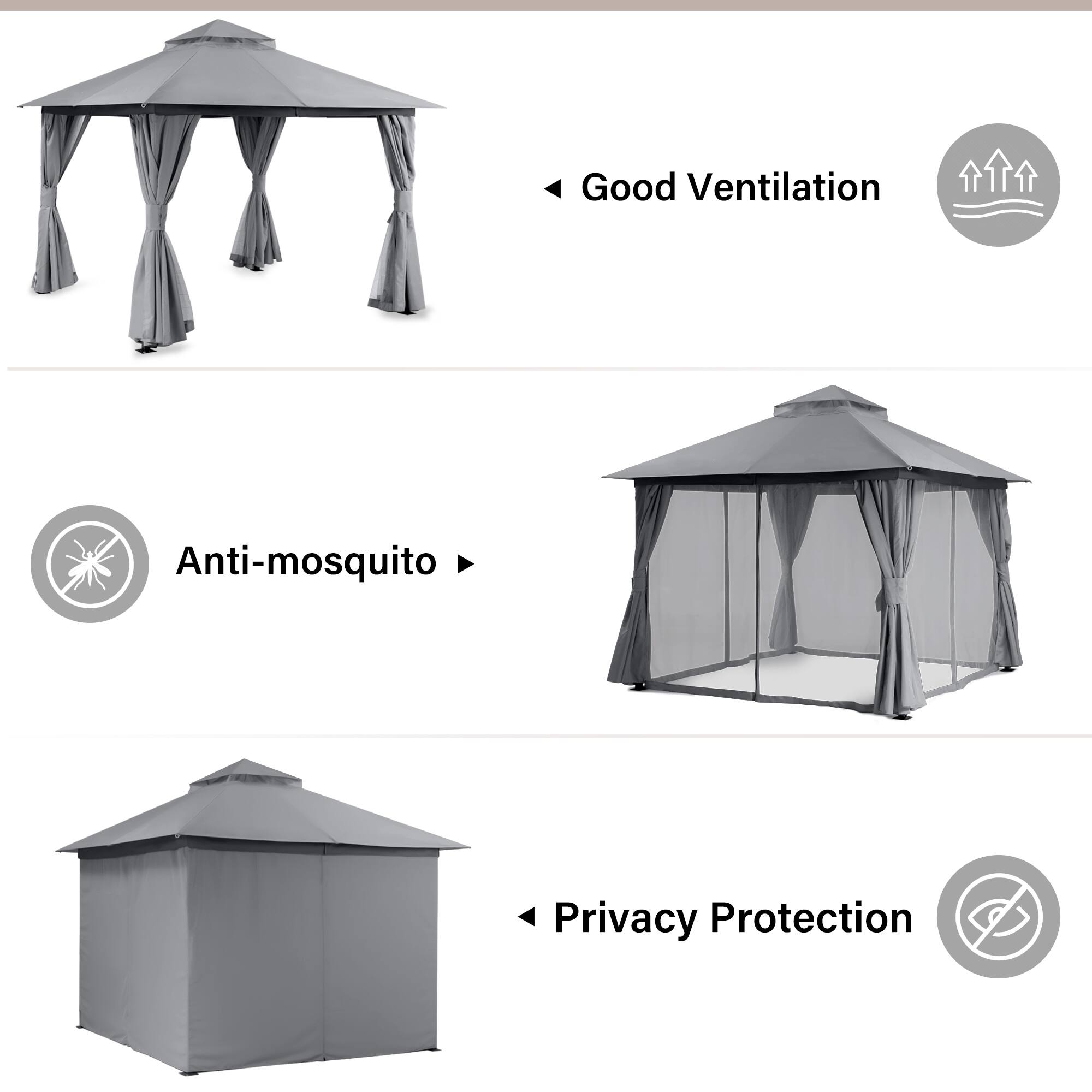 - Good Ventilation
- Anti-mosquito
- Privacy Protection