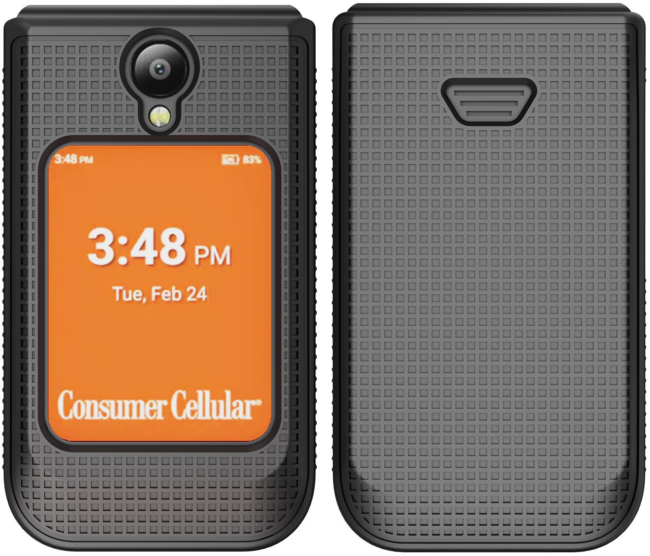 Nakedcellphone Case for Consumer Cellular Iris Easy Flip 2 Phone ...