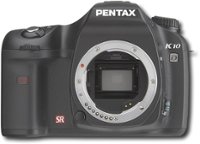 Front Standard. PENTAX - Refurbished 10.2-Megapixel DSLR Camera - Black.