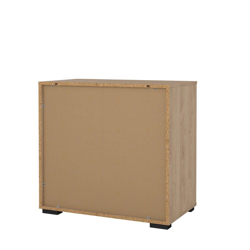 Alt View 9. Tvilum - Sofia 3 Drawer Chest, Jackson Hickory - Brown.