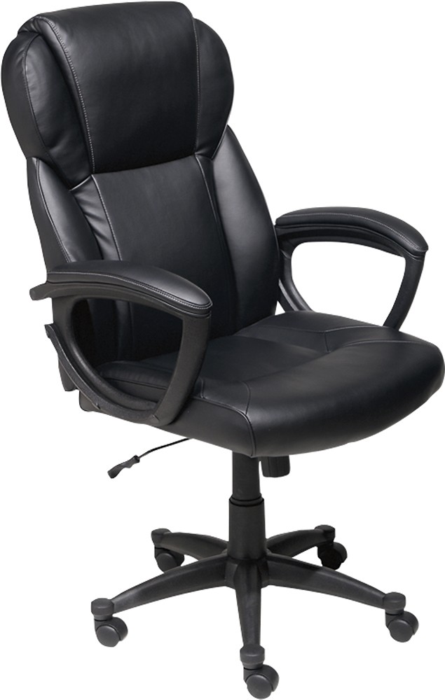 True Innovations Puresoft Polyurethane Office Chair Black 9033 - Best Buy