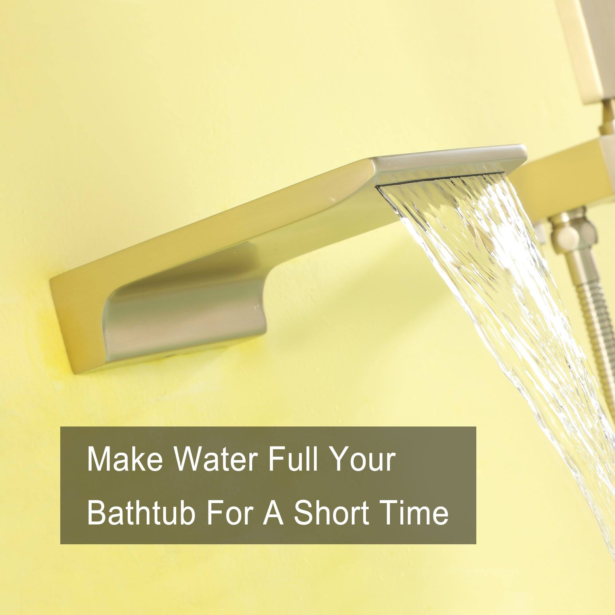 Make Water Full Your Bathtub For A Short Time