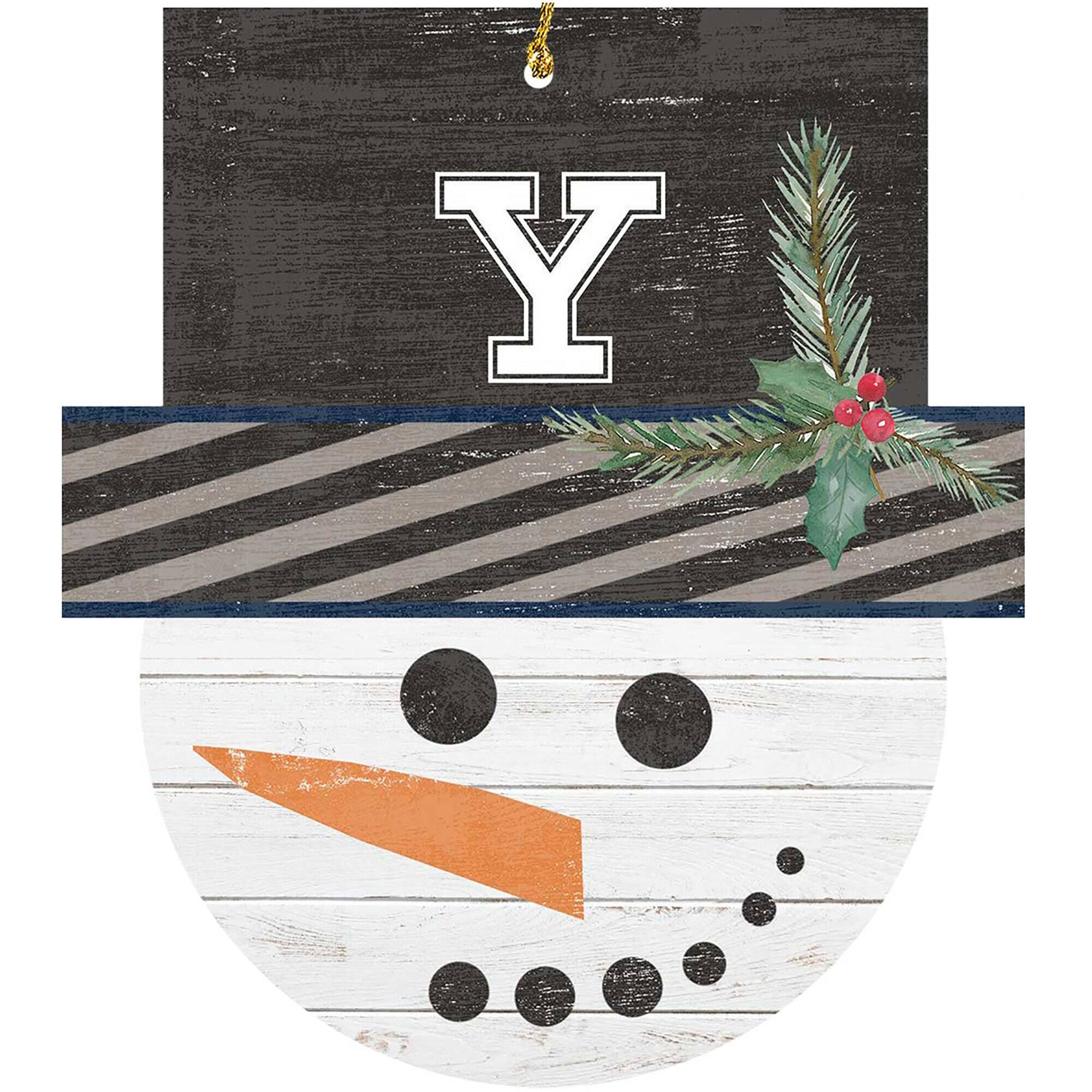Alt View 3. Jardine - Yale Bulldogs Ornament Bundle - White.