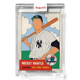 Topps - Project70 Card 500 | 1953 Mickey Mantle by Fucci - Red