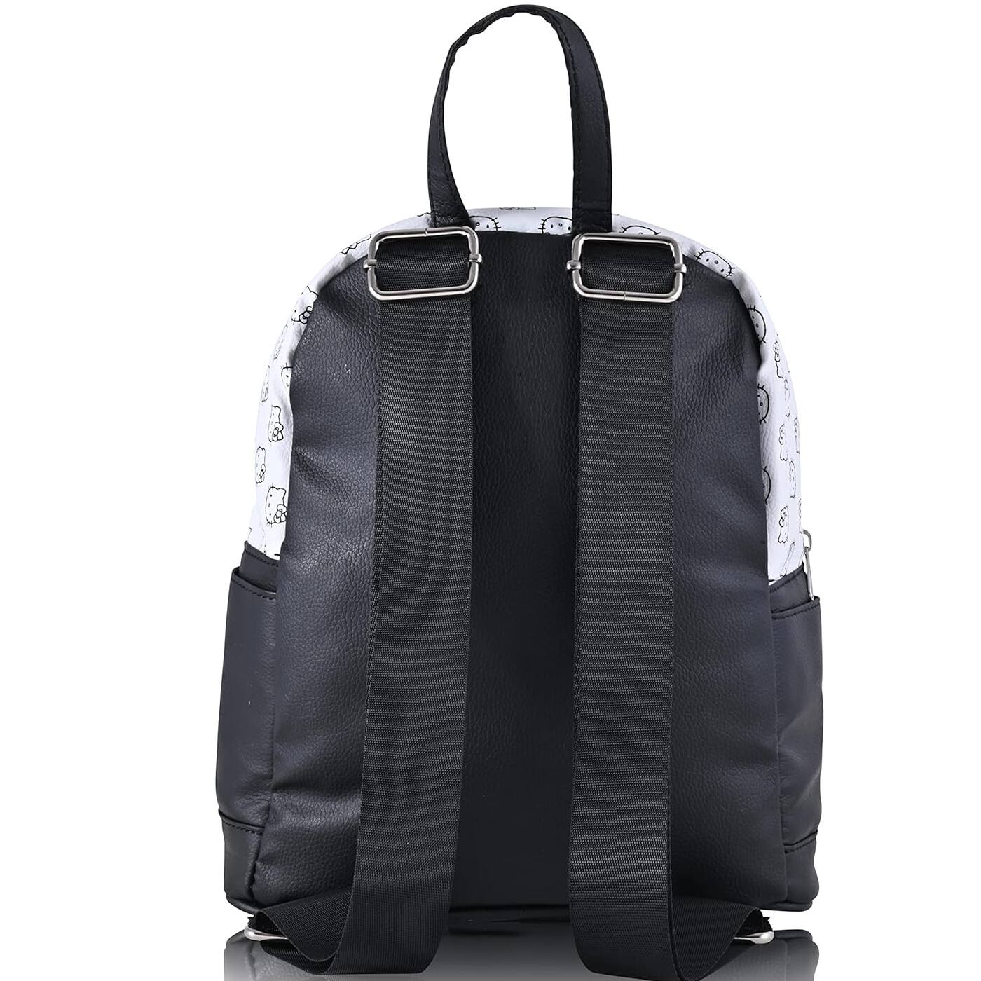 Alt View 2. UPD - Fast Forward Hello Kitty 10" Mini White Backpack for Adults and Teens - Off-White.