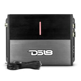 DS18 Audio - ION 1-Channel Class D Car Amplifier, 1200W RMS at 1 Ohm - Black/Silver