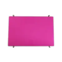 Floortex - Glass Magnetic Grid Board 24" x 36" - Violet - Front_Zoom