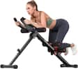 Front. FLYBIRD - FLYBIRD Ab Workout Equipment, Adjustable Ab Machine Full Body Workout for Home Gym, Strength Training Exercise Equipment - Black.