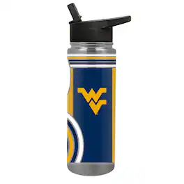 Great American Products - West Virginia Mountaineers 24oz. Cool Vibes Jr. Thirst Hydration Water Bottle - Multicolor