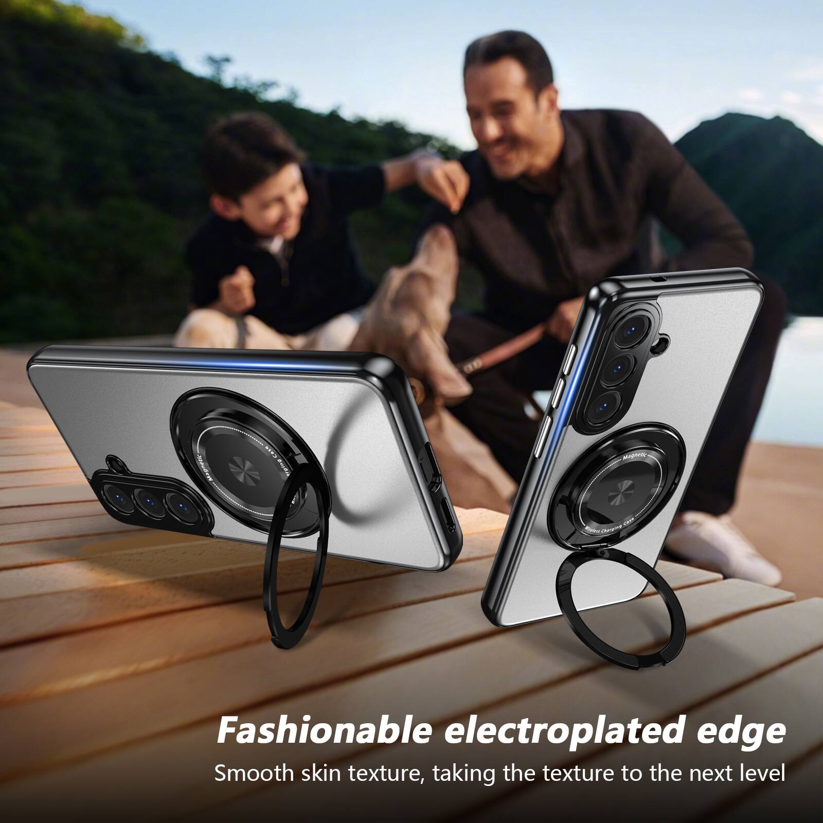 Fashionable electroplated edge  
Smooth skin texture, taking the texture to the next level