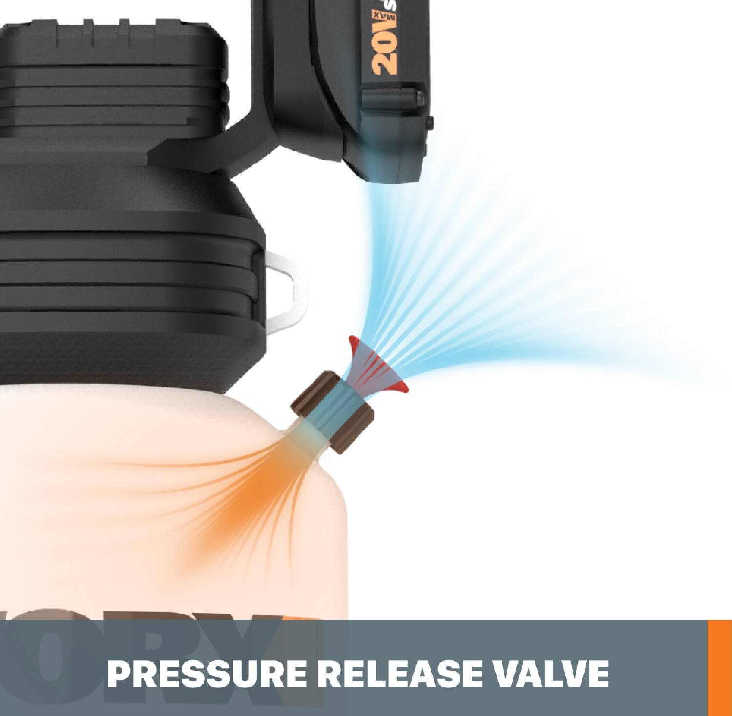 The text on the image reads "S MAX M 2016 PRESSURE RELEASE VALVE."