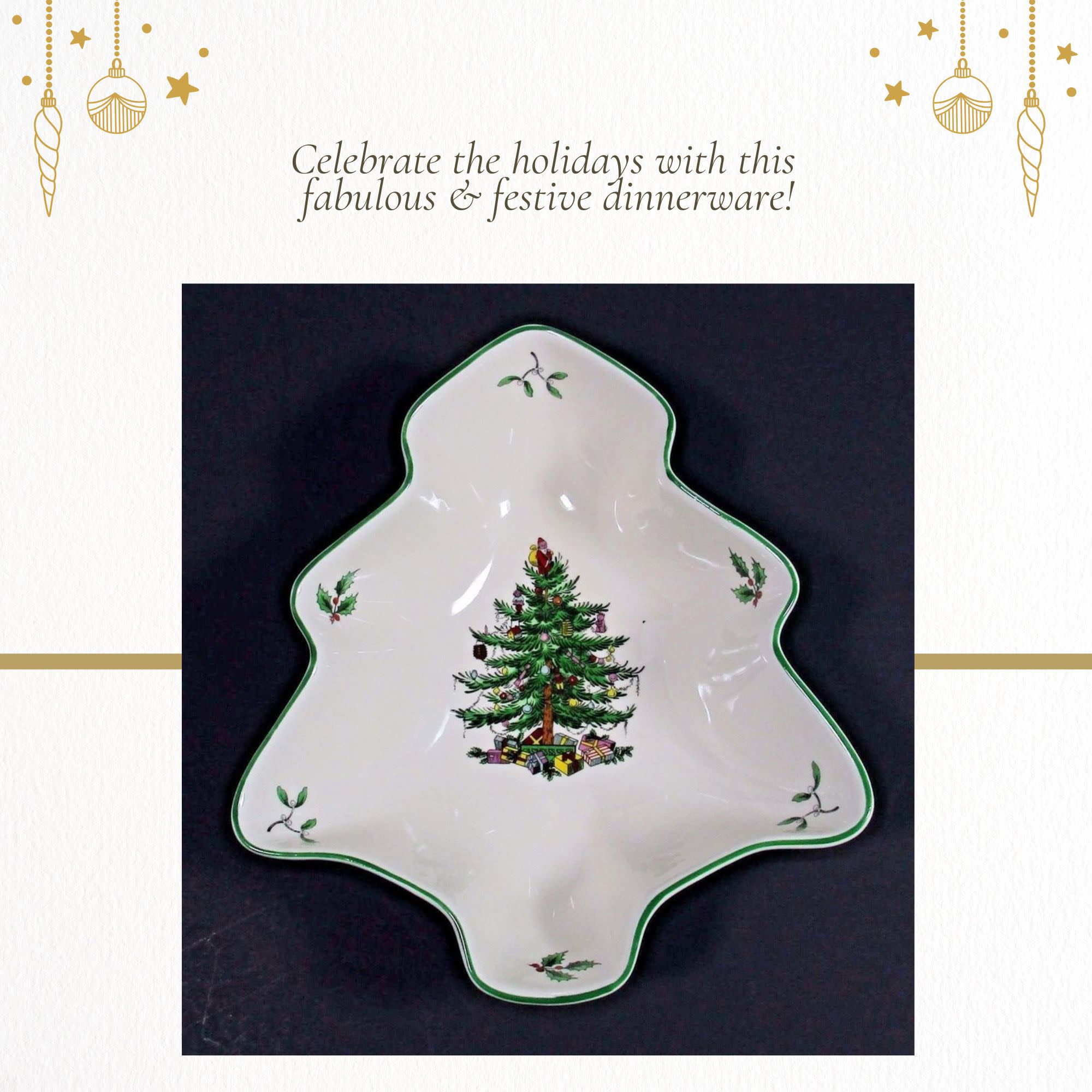 Celebrate the holidays with this fabulous & festive dinnerware!