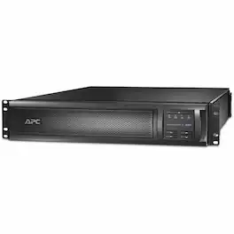 APC - Smart-UPS X, Line Interactive, 3kVA, Rack/tower convertible 2U, 208V-230V, 8x C13+1x C19 IEC, SmartSlot, Extended - Black