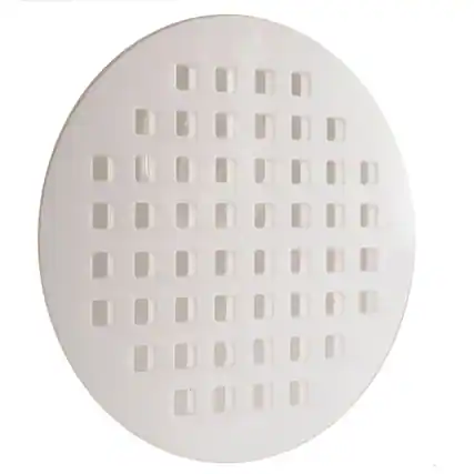 Front. Norpro - Lattice Pie Top Cutter – 10-Inch Crust Decoration Tool, White - White.