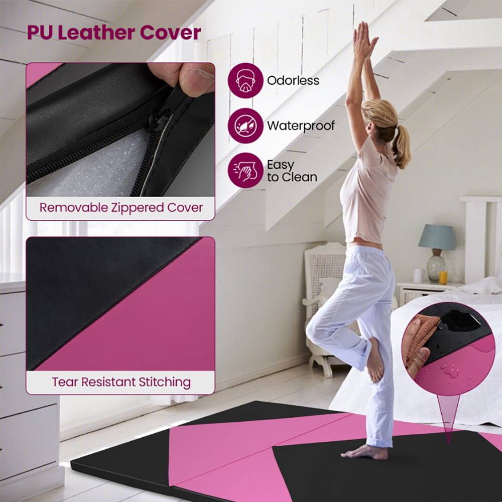 PU Leather Cover  
Odorless  
Waterproof  
Easy to Clean  
Removable Zippered Cover  
Tear Resistant Stitching