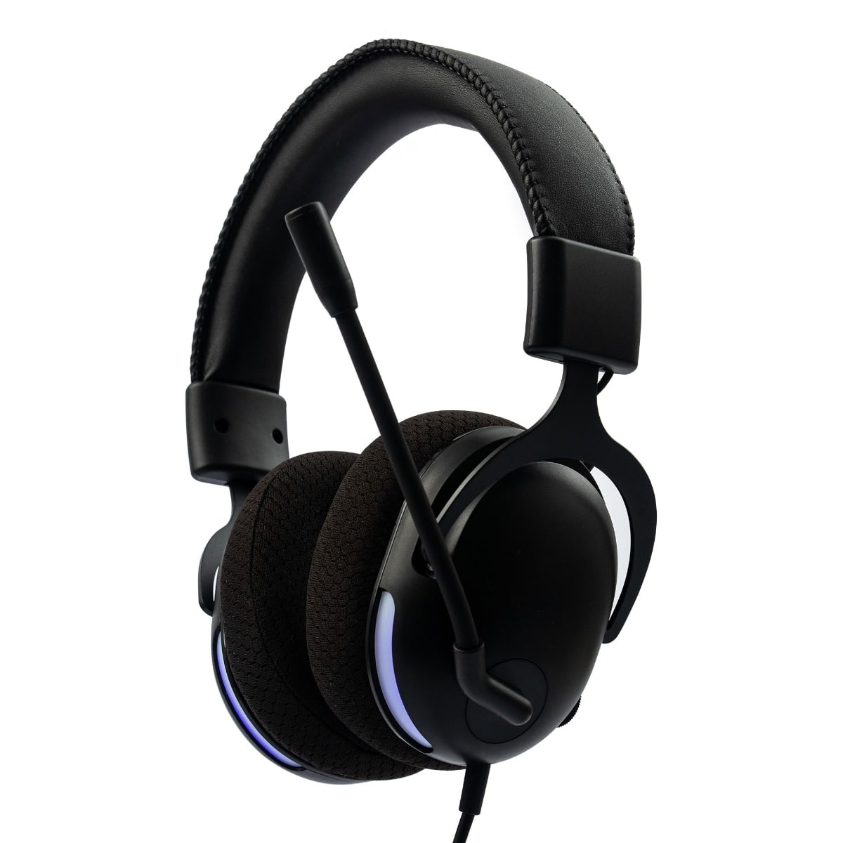 RadioShack - Gaming Headphones 3.5mm and USB-A with 40mm Drivers - Black