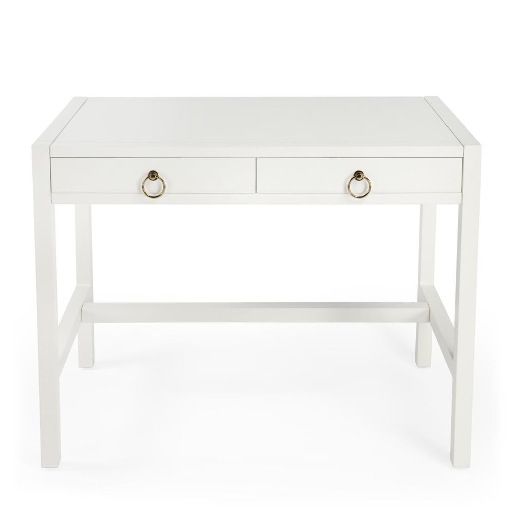 Alt View 3. Butler Specialty - Lark Desk - White.
