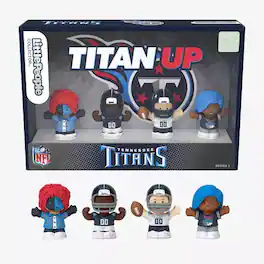 Fisher Price - Little People x NFL Collector Tennessee Titans Figure 4-Pack - Blue