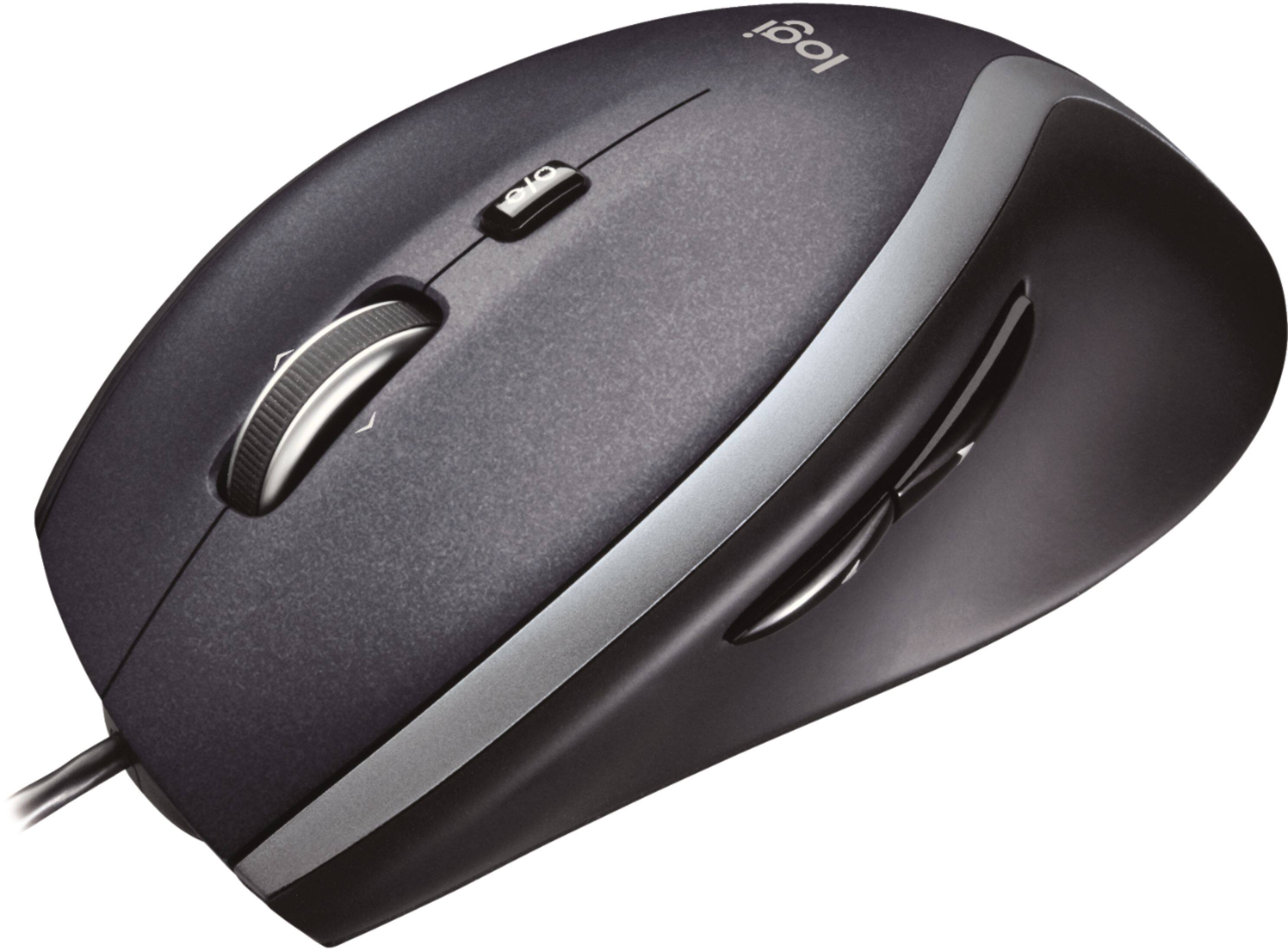 Alt View 12. Logitech - M500 Corded Mouse - Black.