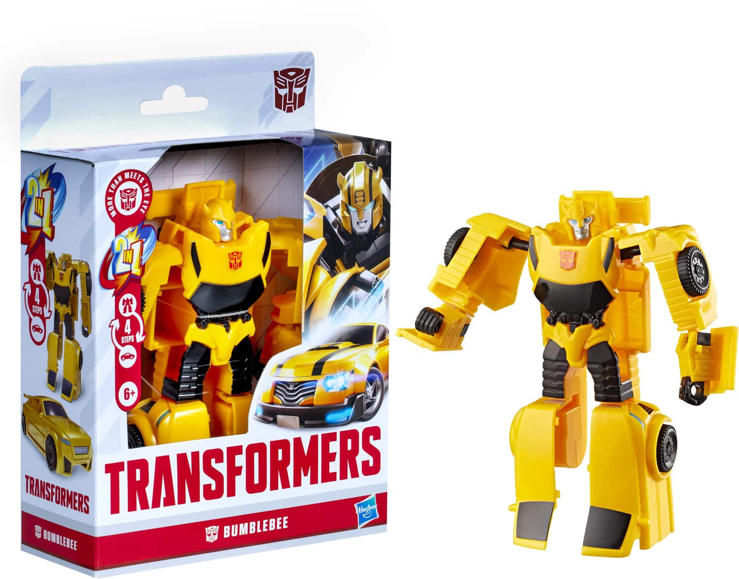 Hasbro - Collectibles - Transformers - Generations Authentics - Alpha Bumblebee Action Figure - COLLECTABLES - Multicolor
