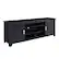 Angle. Walker Edison - Traditional Sliding Door TV Stand Cabinet for Most TVs Up to 78" - Black.